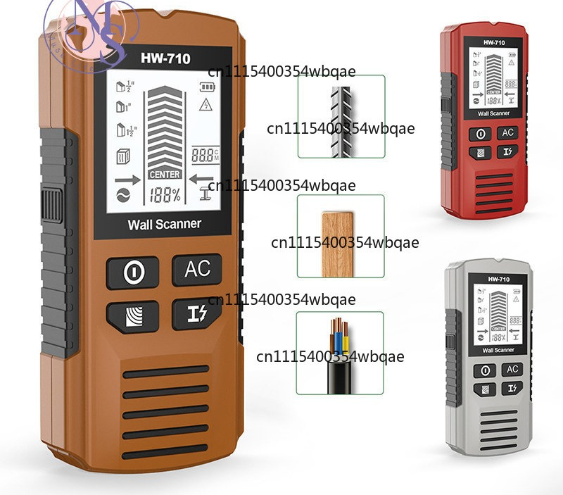 Stud Detector With Metal Ac Wire - ZOCI-FOR- HW-710 6-in-1 Handheld Wall Detector,