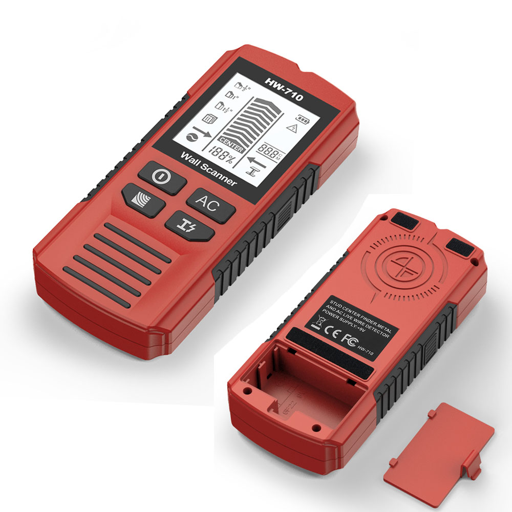 Stud Detector With Metal Ac Wire - Wall Metal Detector 6 in 1
