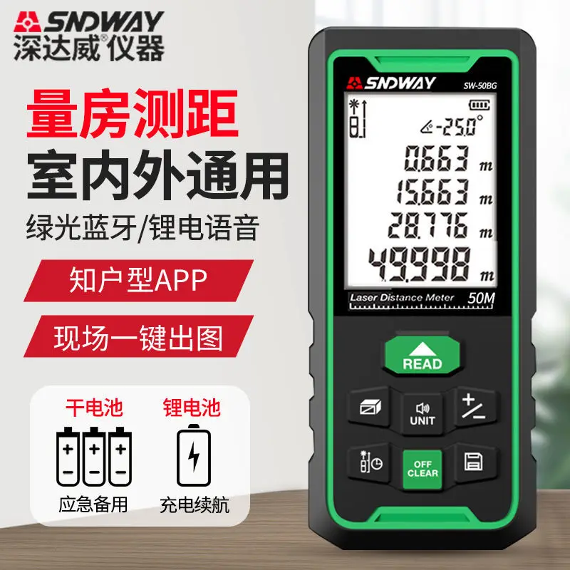 Latest SNDWAY SW-50BG Laser Di - Stud Finder With Laser Level review and price