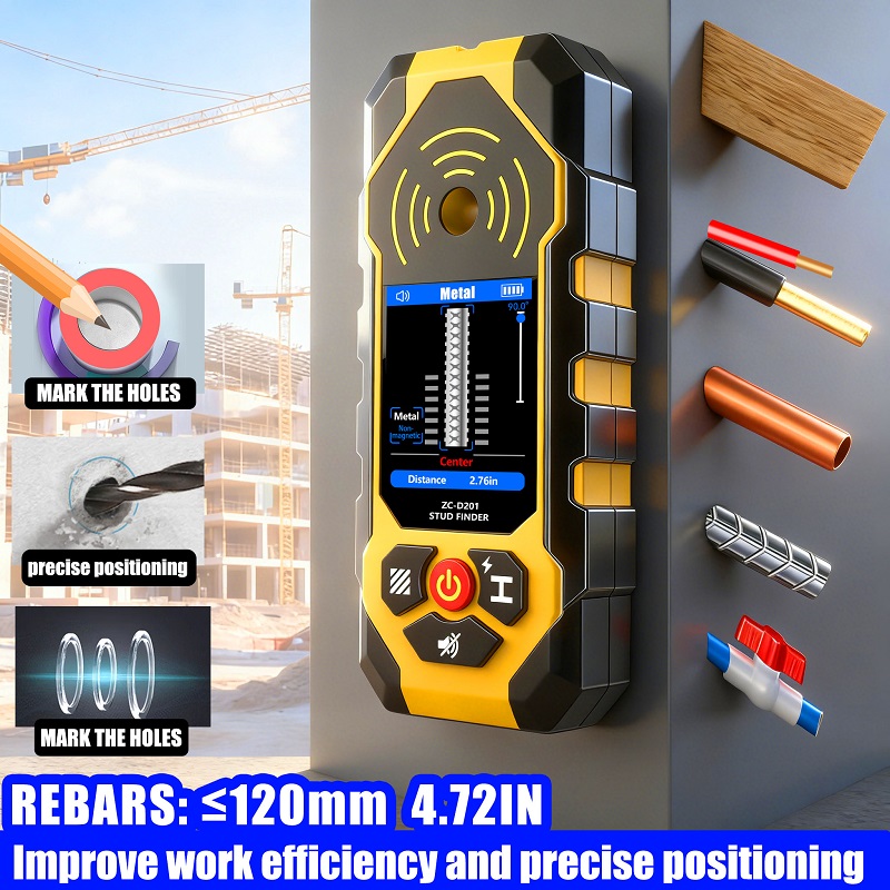 ZC-D201 Stud Finder Wall Scann - Stud Finder Center Finder Edge review and price