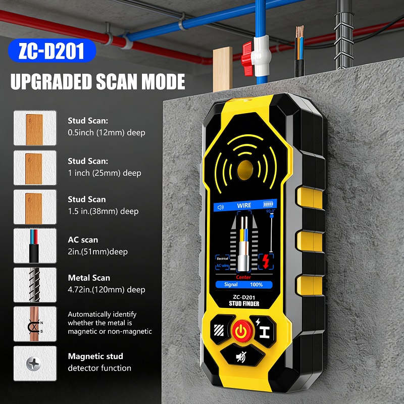 ZC-D201 Stud Finder Wall Scann - Stud Finder Center Finder Edge review and price