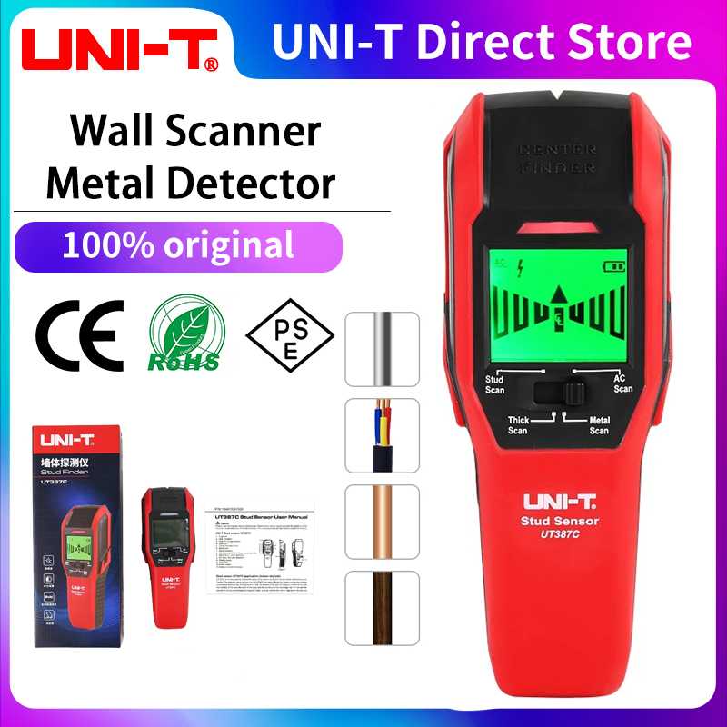UNI-T UT387C Wall Scanner Meta - Stud Detector With Metal Ac Wire review and price