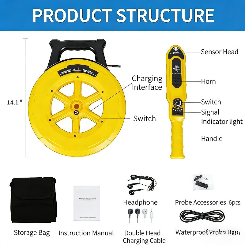 ZHOUCE Pipeline Blockage Detec - Wall Scanner Rebar Detector review and price