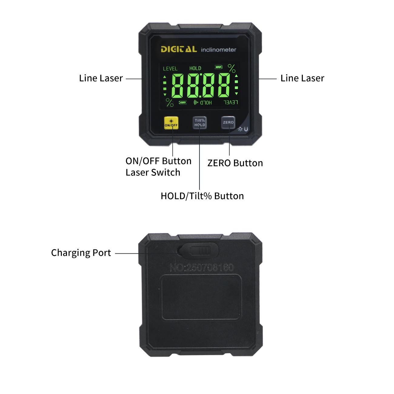 SHANHR Digital Angle Finder wi - Stud Finder With Laser Level review and price