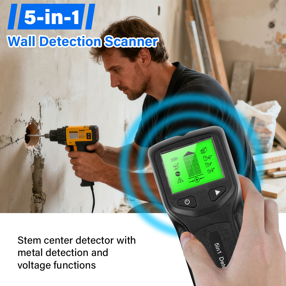 Wall Scanner 5 In 1 Metal Dete - Stud Finder Wall Scanner 5 In 1 review and price