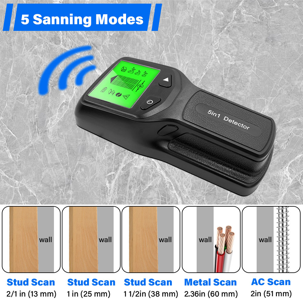 Wall Scanner 5 In 1 Metal Dete - Stud Finder Wall Scanner 5 In 1 review and price
