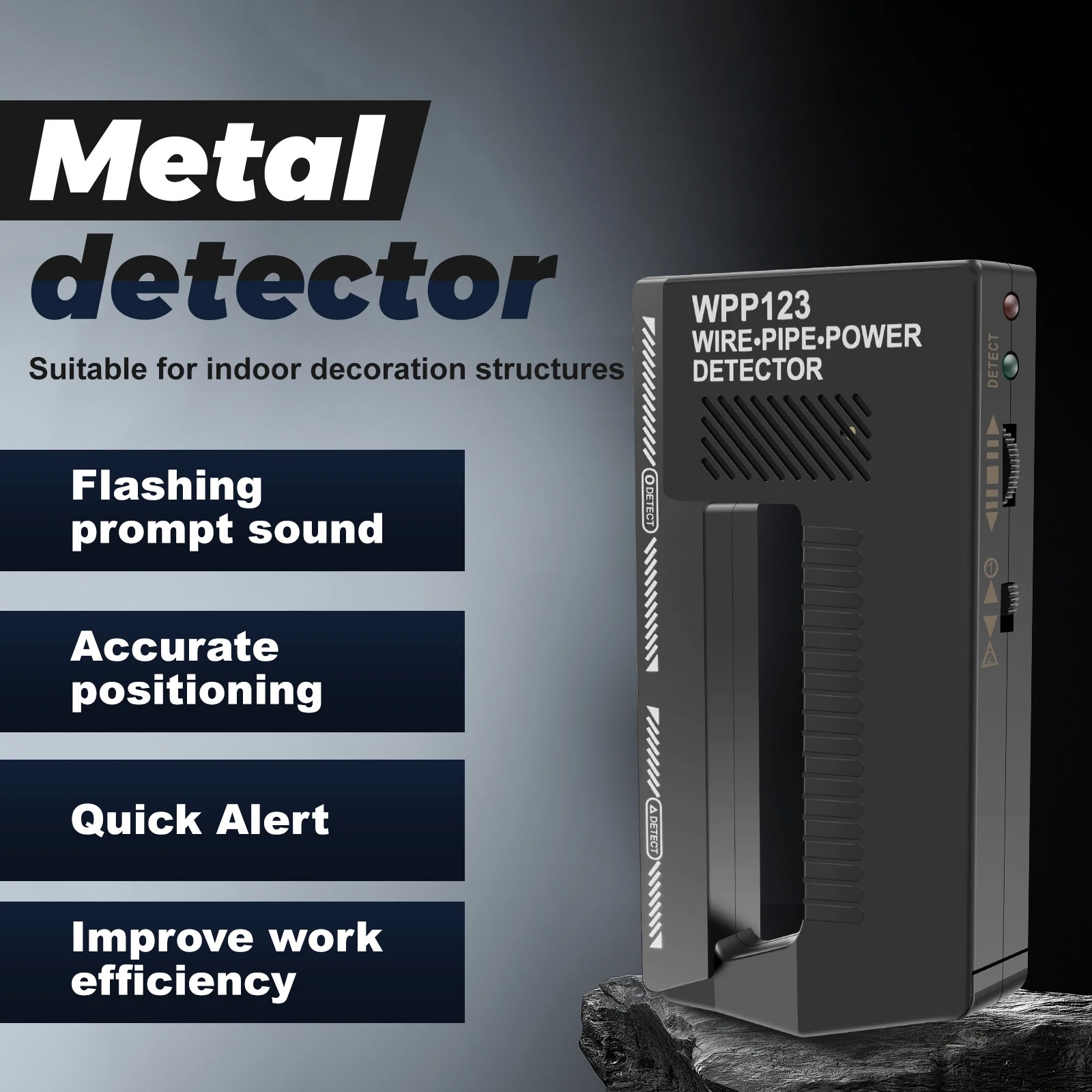 Handheld High Sensitivity Meta - Pipe Detector Wall Scanner review and price
