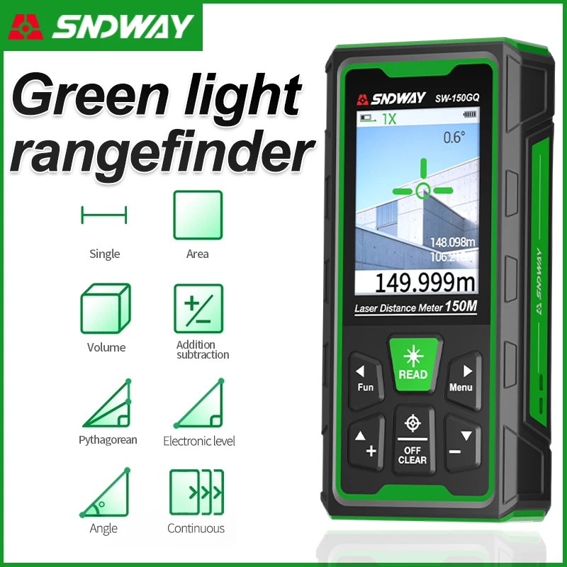 Green Laser Distance Meter Dig - Stud Finder With Laser Level review and price