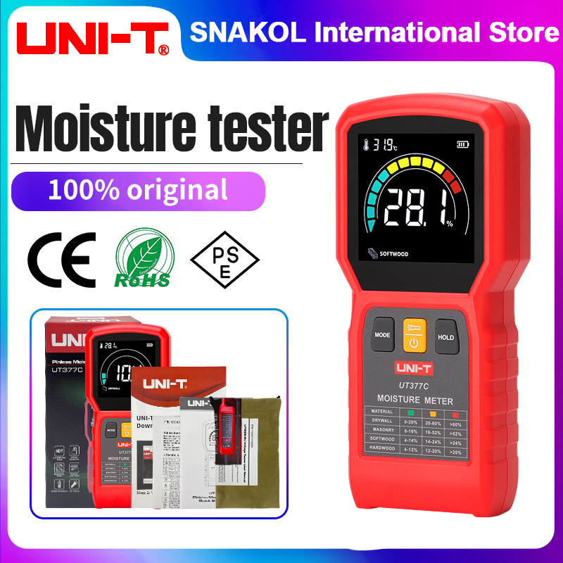 UNI-T UT377C Pinless Moisture  - Moisture Meter Wall Wood review and price