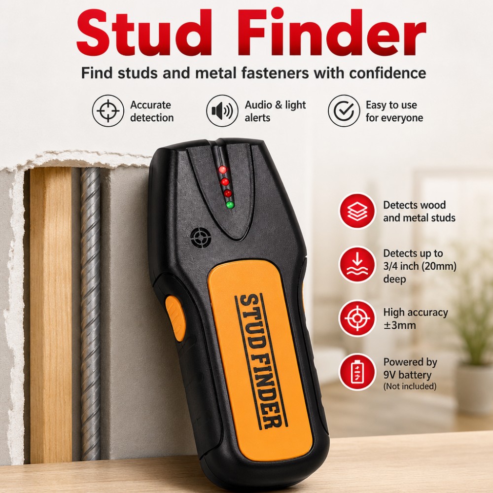 Electronic Stud Finder Wall Sc - Wall Scanner Rebar Detector review and price