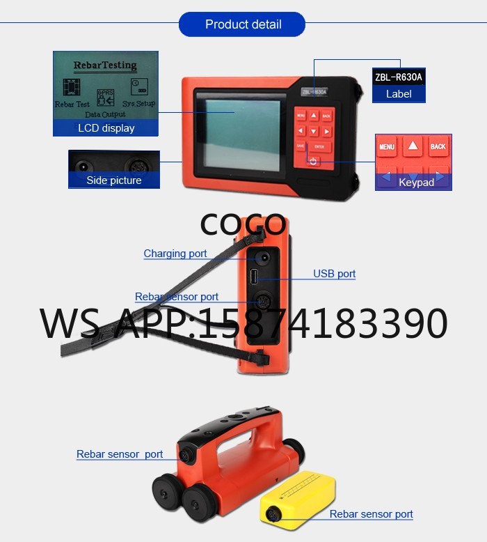 ZBL-R630A Rebar Scanner Concre - Wall Scanner For Concrete review and price
