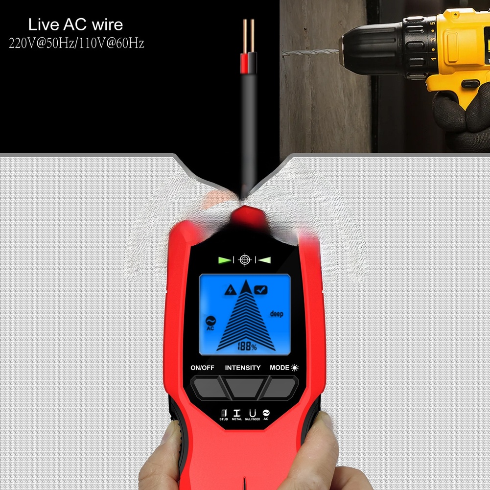 7 In Wall For Scanner For Stud - Stud Detector With Metal Ac Wire review and price