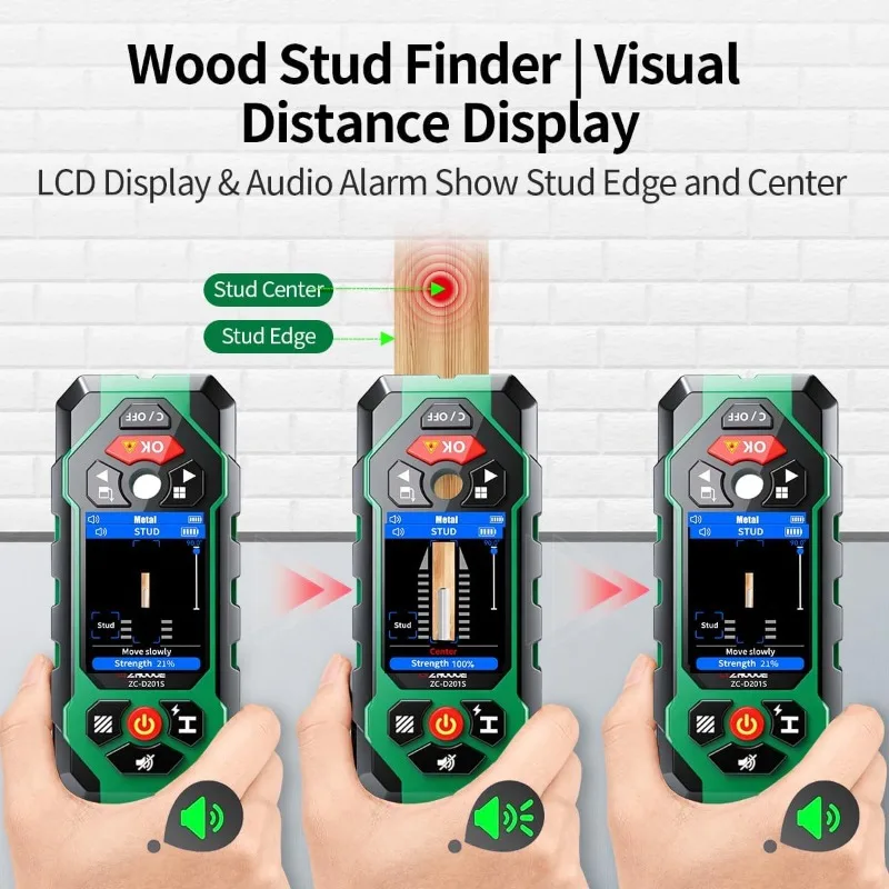 For Rechargeable 10-in-1 Wall  - Stud Finder With Laser Level review and price